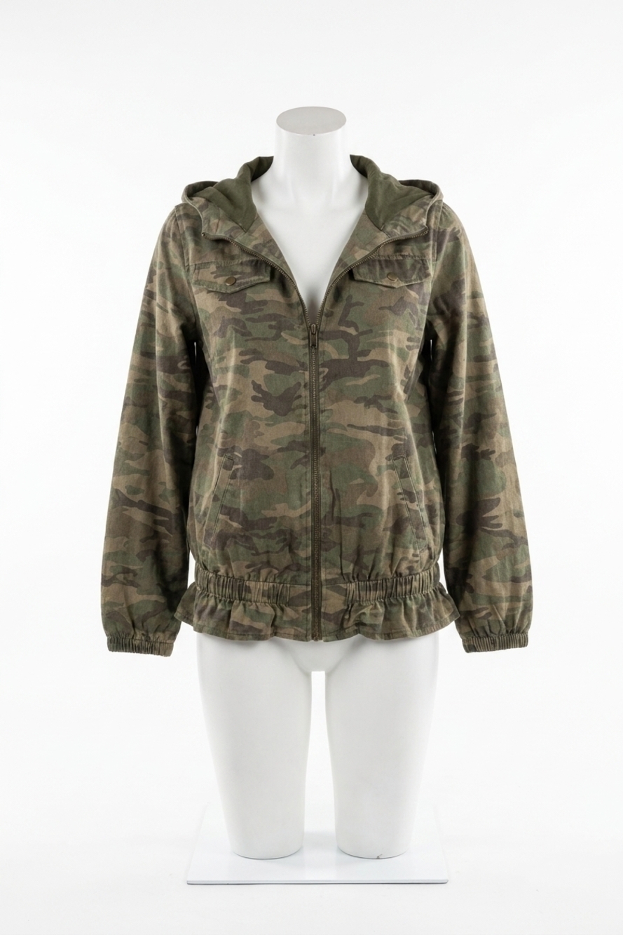 NEW AMPERSAND AVE camo jacket in green